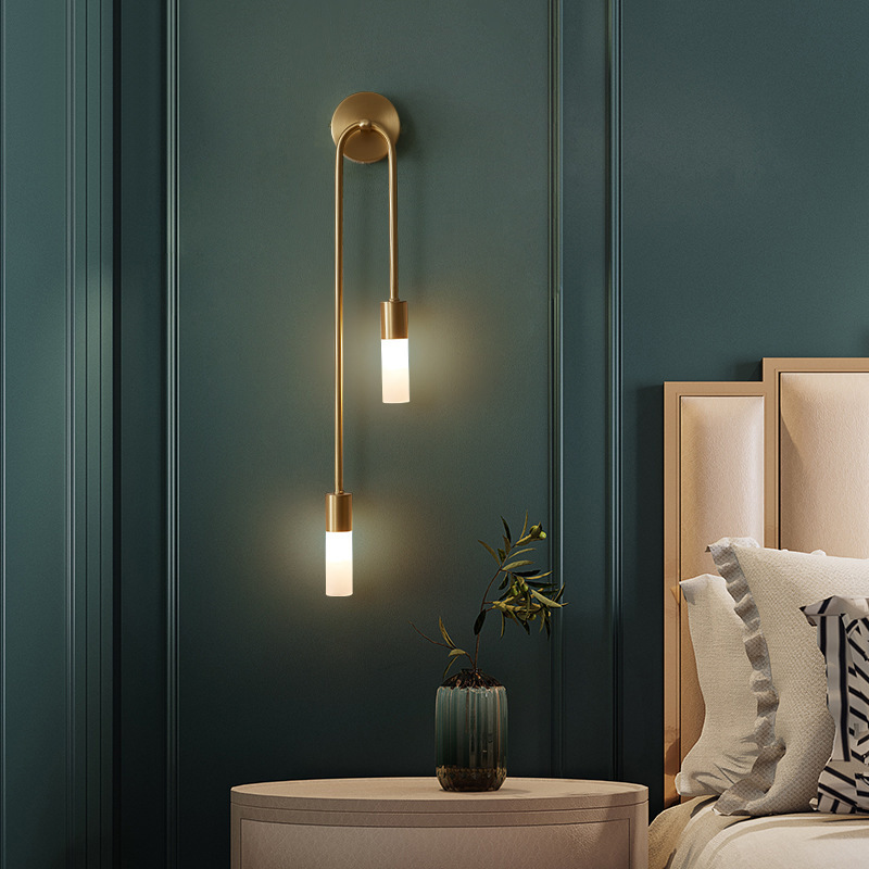 Glass Bed - Lampe murale LED décorative nordique créative,