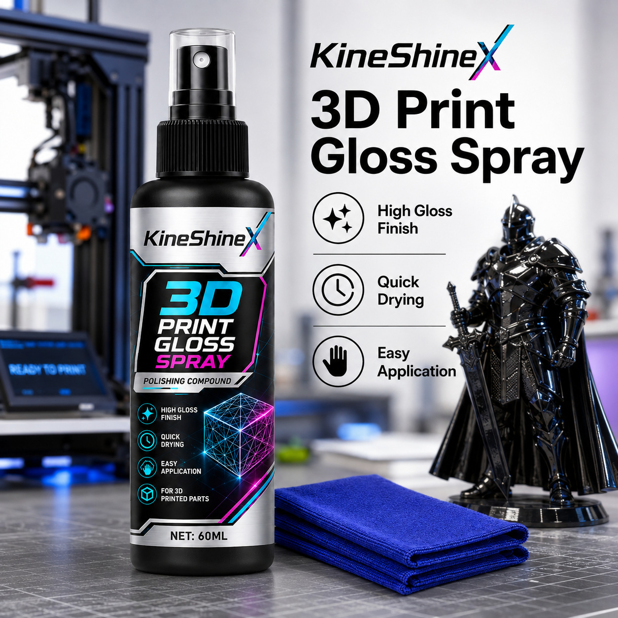 3D Printer Stand - Composé de polissage brillant pour impression