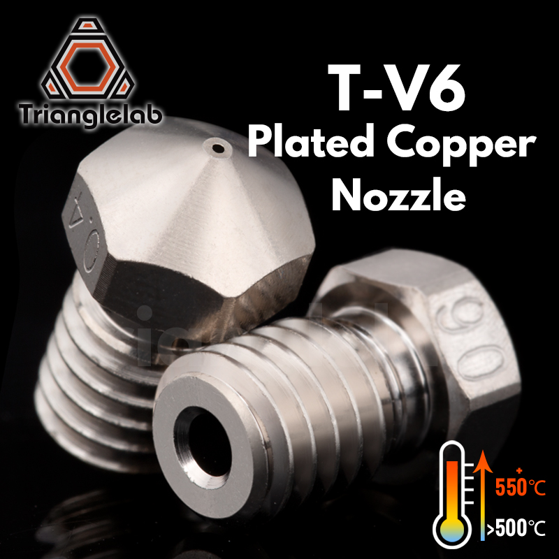 Nozzle Tungsten - Trianglelab ® Buse en cuivre plaqué