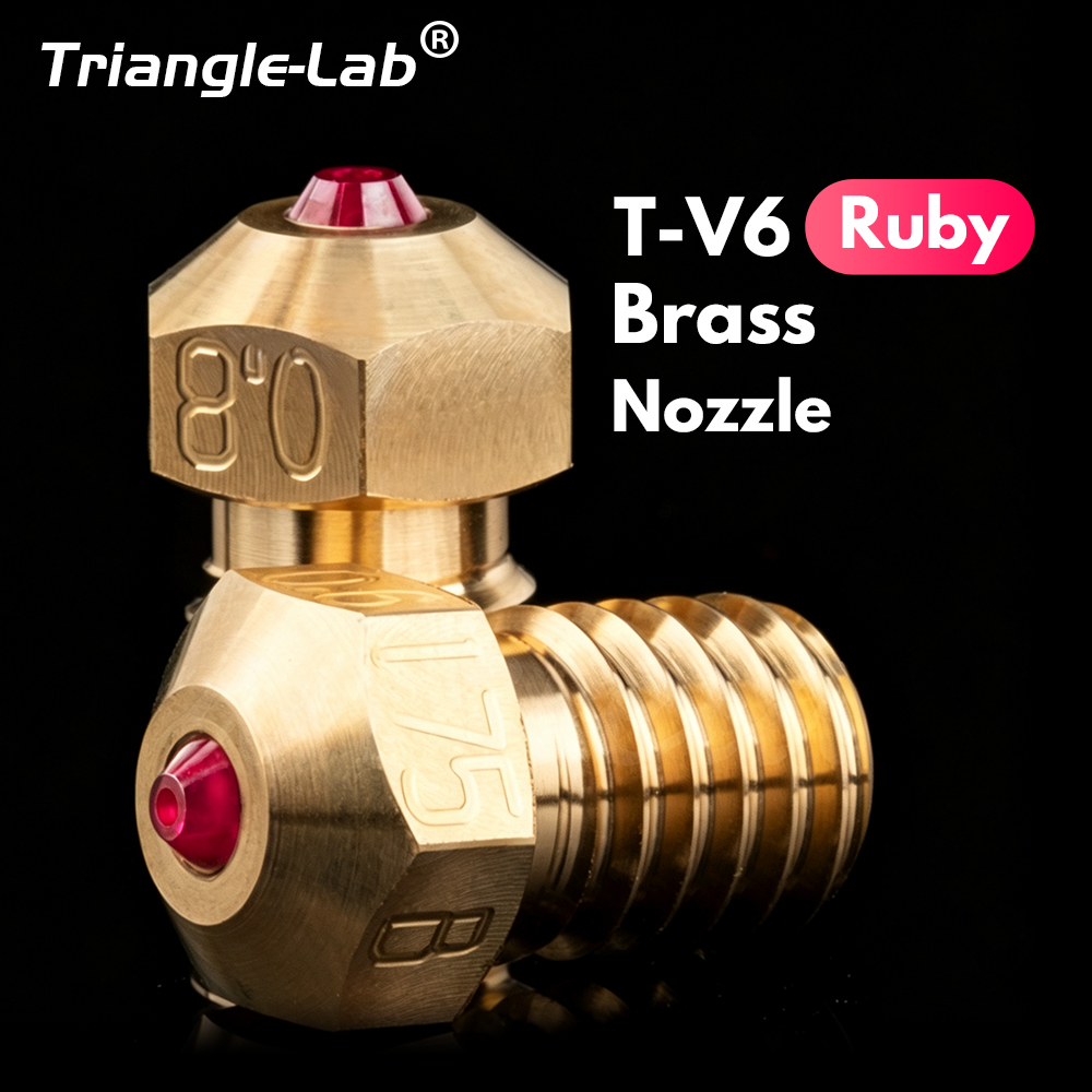 Nozzle Tungsten - Trianglelab ® Buse en cuivre/laiton plaqué