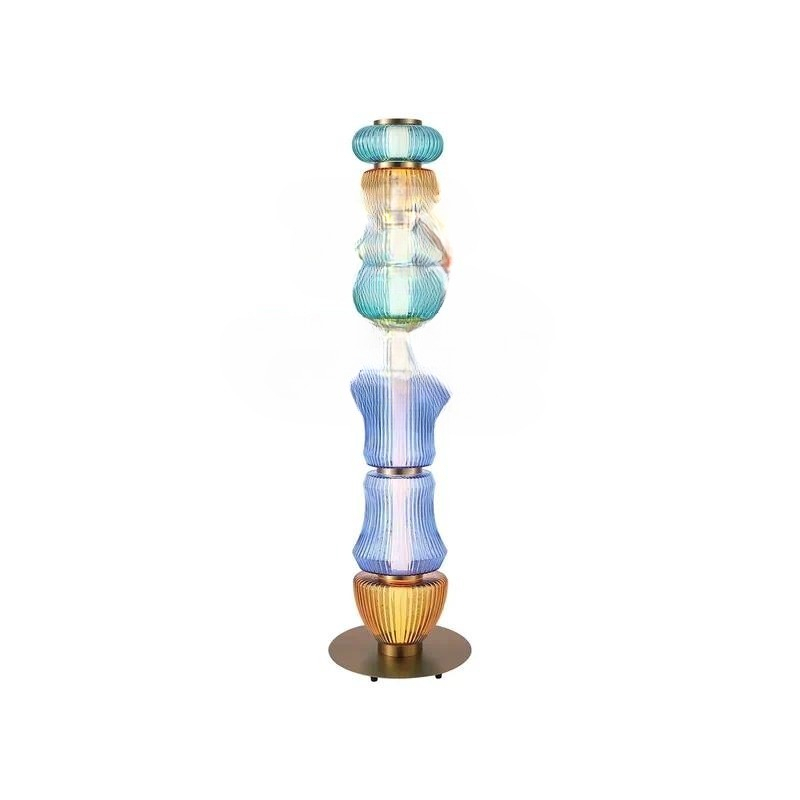 Glass Bed - Lampe de table en verre gourde