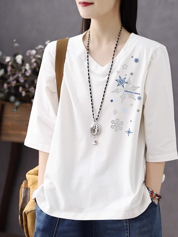 Resin Vat - T-shirt en pur coton à col