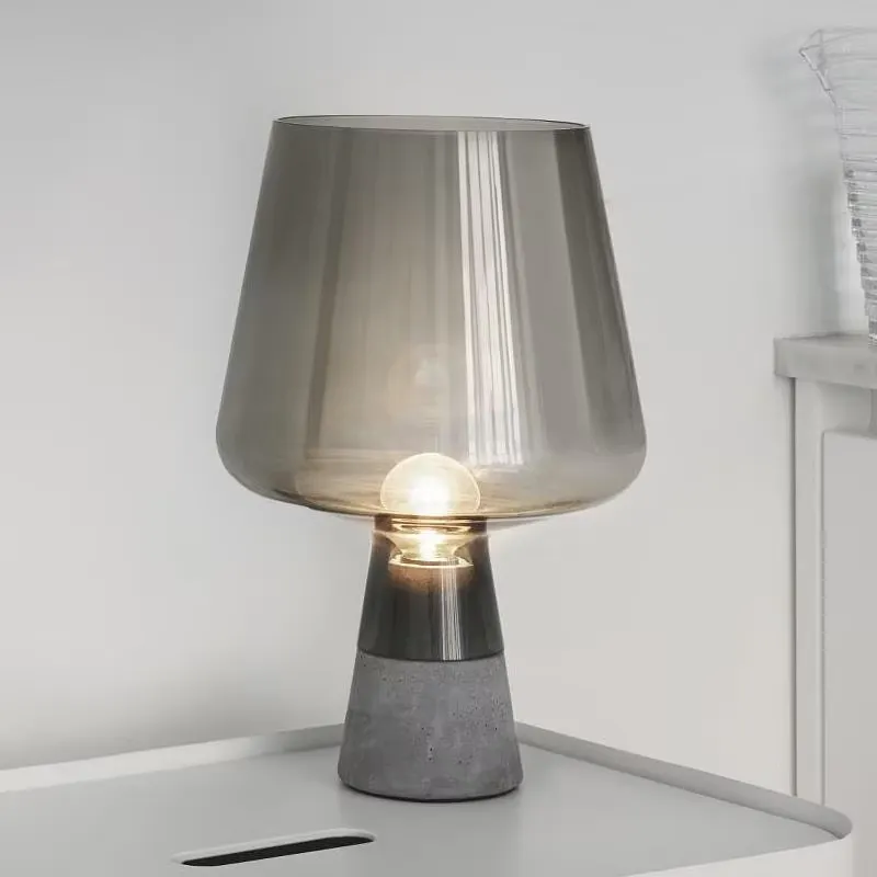 Lampe de table en ciment, desi - Glass Bed avis et prix