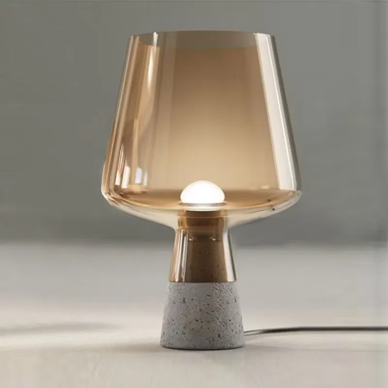 Lampe de table en ciment, desi - Glass Bed avis et prix