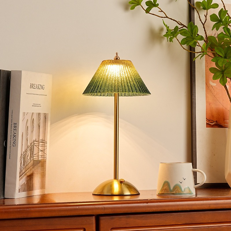 Lampe de table en verre plissé - Glass Bed avis et prix