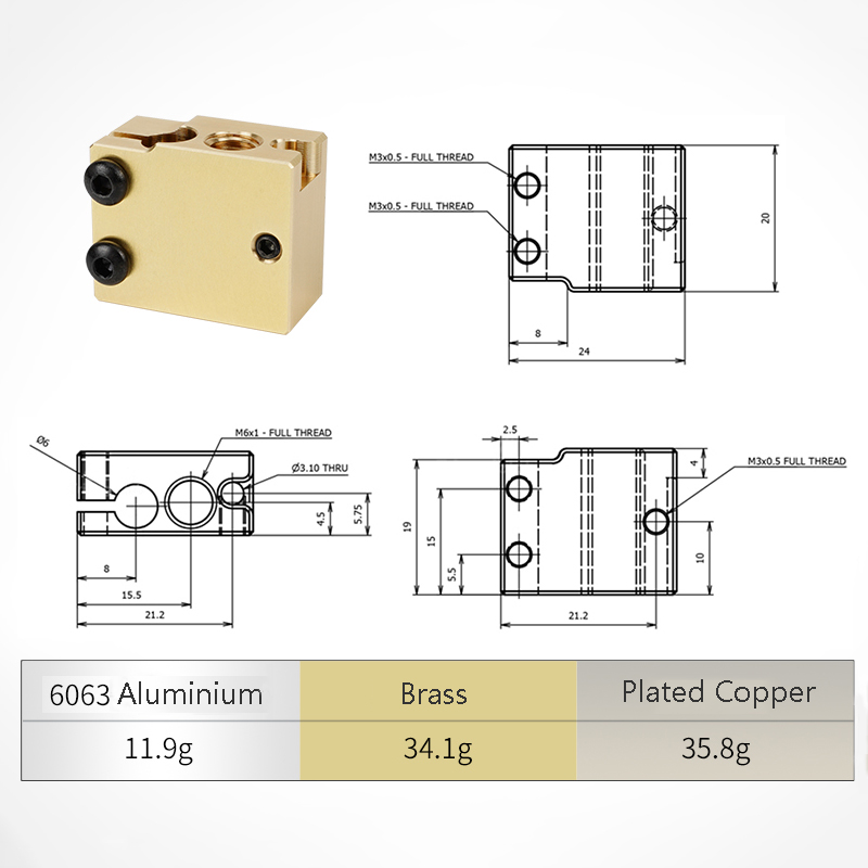 Bloc chauffant pour imprimante - Direct Drive Extruder avis et prix