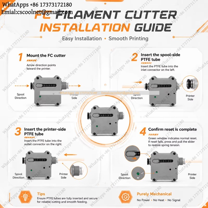 JS03 : coupe-filament automati - Petg Filament avis et prix