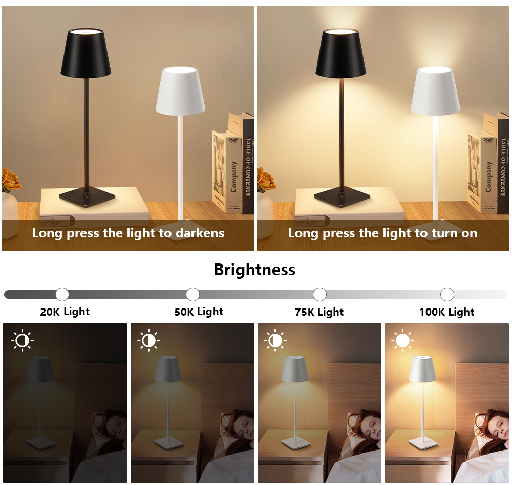 Lampe de bureau LED rechargeab - Glass Bed avis et prix