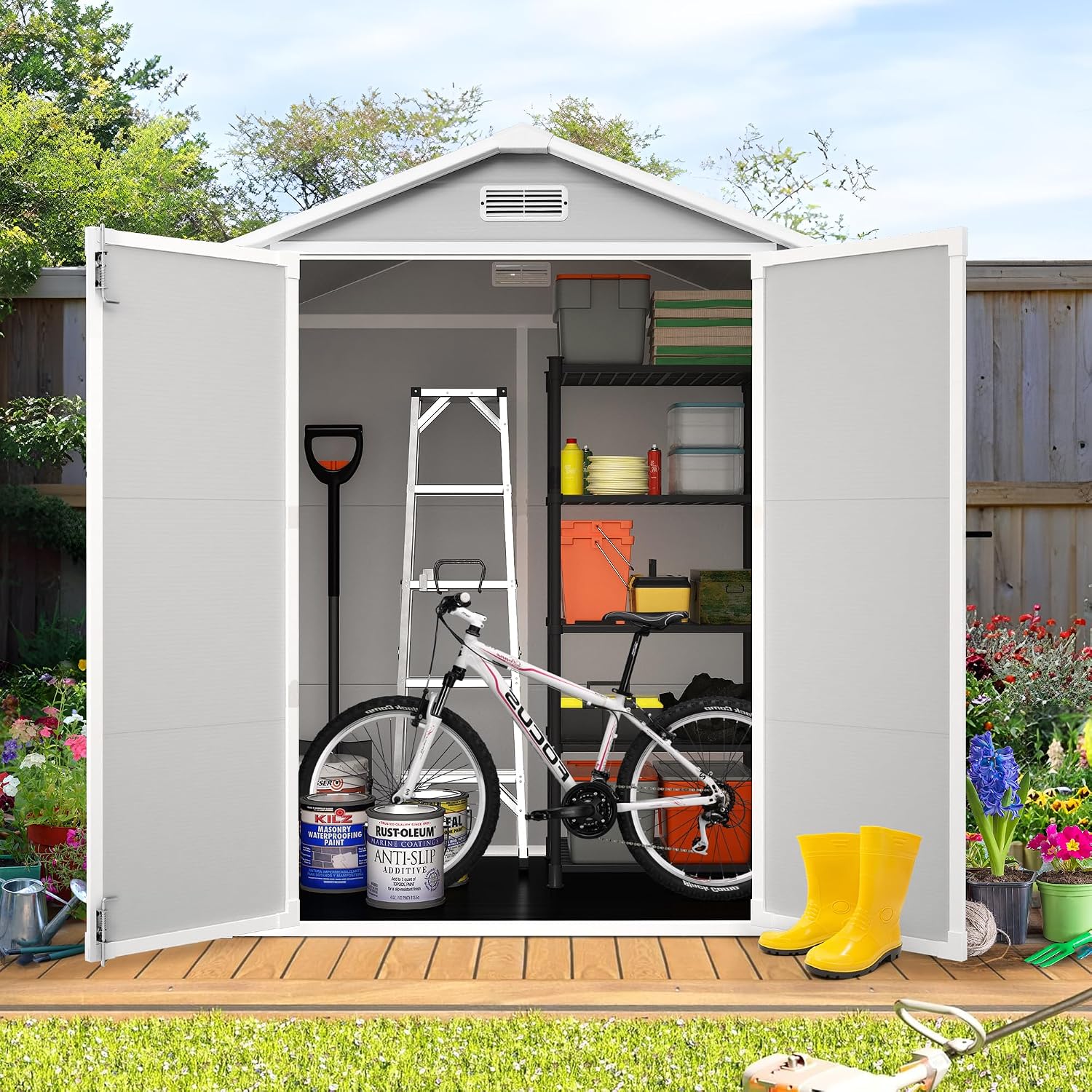 Abri de rangement extérieur 6× - Uv Resin avis et prix