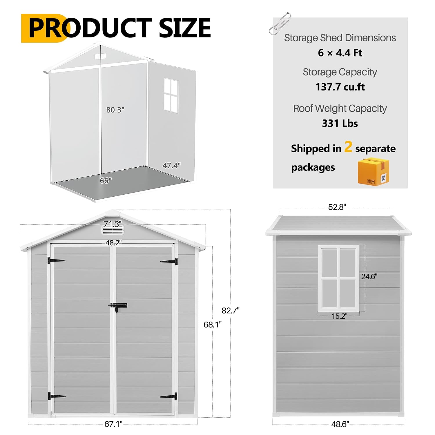 Abri de rangement extérieur 6× - Uv Resin avis et prix